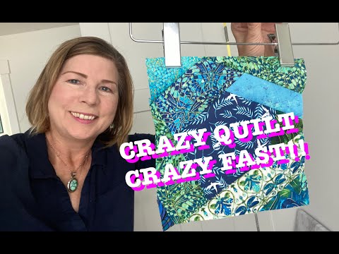 Видео: ♻️ v22.01a | Безумное лоскутное шитьё, безумно быстро!! | Быстрое шитьё | Простой блок для лоскут...