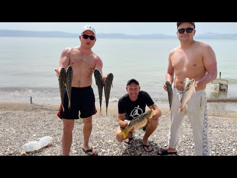 Видео: Рыбалка на Кинерете. Галилейское море. Кефаль, сазан, усач.