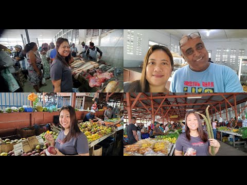 Видео: Первый опыт моей жены на рынке здесь, в Суринаме! | Пара из Суринама и Филиппин.