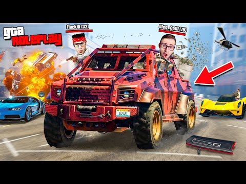 Видео: ДОГОНИ МЕНЯ И ПОЛУЧИ 1.000.000$! 1.000 ИГРОКОВ VS БРОНИРОВАННЫЙ ДЖИП! (GTA 5 RP / RADMIR)