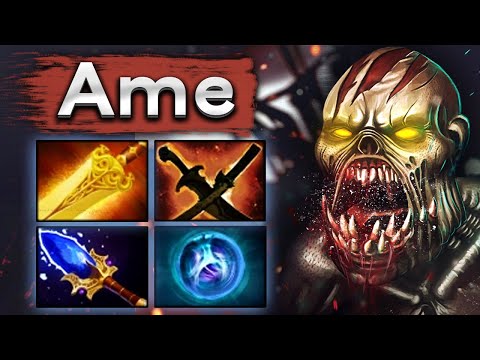 Видео: Аме на Лайфстилере, идеальная игра без смертей - Ame Lifestealer 7.35 DOTA 2