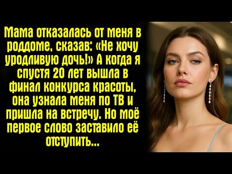 Видео: Мама отказалась от меня в роддоме, сказав： «Не хочу уродливую дочь!» А когда я спустя 20 лет вышла..
