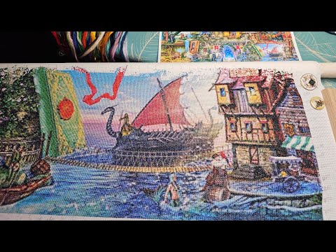 Видео: Svetlana Super Stitch в прямом эфире!Вышиваем "Полочки"#вышивка#хобби #вышивкакрестиком#crossstitch 
