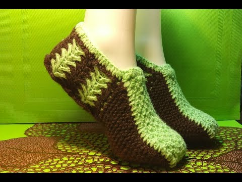 Видео: ТАПОЧКИ СПИЦАМИ-ЕЛОЧКА. МАСТЕР КЛАСС#319