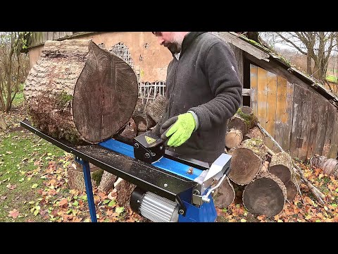 Видео: Дровокол Scheppach HL760LS первое использование