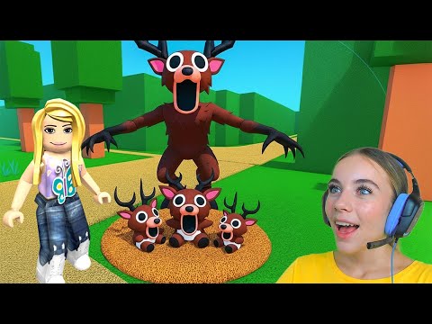 Видео: ОЛЕНЬ РОДИЛ ДЕТЕЙ ИЗ 99 ДНЕЙ ВЫЖИВАНИЯ В ЛЕСУ в ROBLOX!