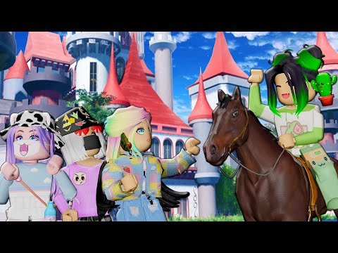Видео: СТРОИМ ЗАМОК, НО Я КУПИЛА ЛОШАДЬ! Roblox Princess Castle Tycoon