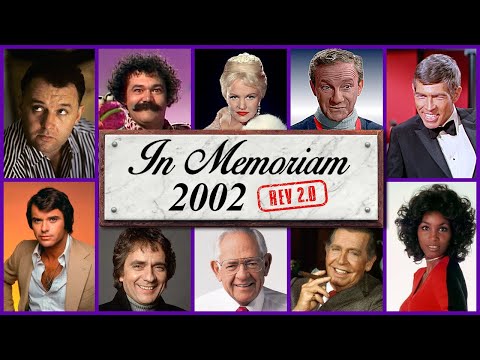 Видео: Памяти 2002: Знаменитые лица, которых мы потеряли в 2002 году