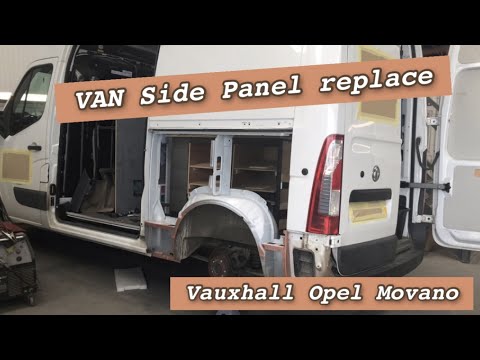 Видео: Замена боковой панели фургона