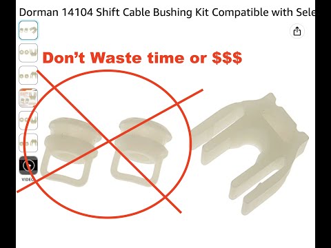 Видео: Втулка троса переключения передач для грузовика GM Silverado Tahoe Escalade, ремкомплект Dorman 1...