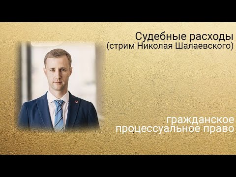 Видео: Судебные расходы (стрим Николая Шалаевского)