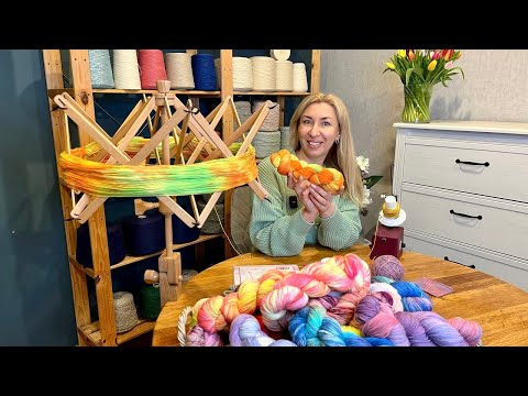 Видео: Эксперимент. Распаковка зонтика. #вязание #handdyedyarn