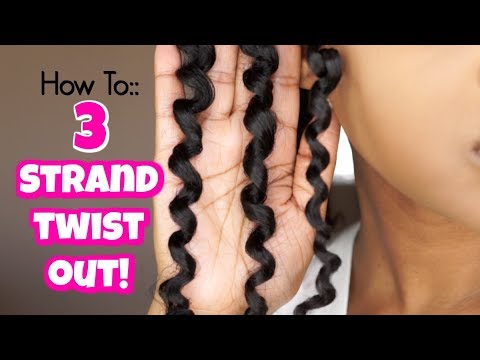 Видео: Как:: Скручивание трёх прядей! | Для начинающих