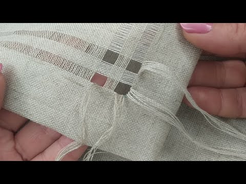 Видео: Як зробити основу для мережки в кутику|  Hand embroidery|