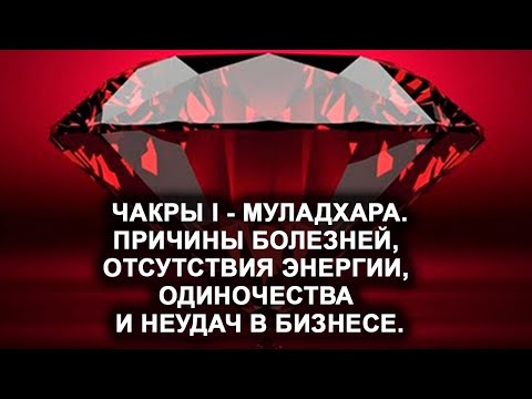 Видео: Муладхара. Чакра I. Болезни, отсутствие энергии, одиночество и неудачи в бизнесе.