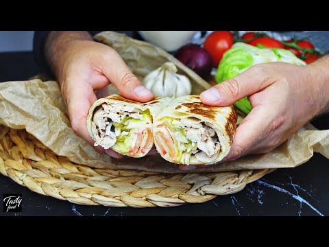 Видео: Ловите Вкусный Рецепт Сочной и Хрустящей Шаурмы Дома!