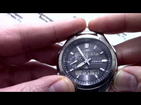 Видео: Часы Casio WAVE CEPTOR WVA-M650TD-1A - Инструкция, как настроить от PresidentWatches.Ru