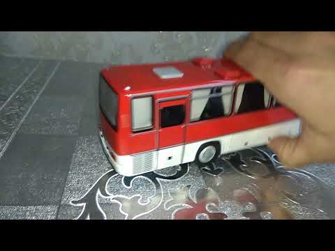 Видео: Обзор масштабной модели ,, ИКАРУС 259 59,, в масштабе 1/43       (доработка)