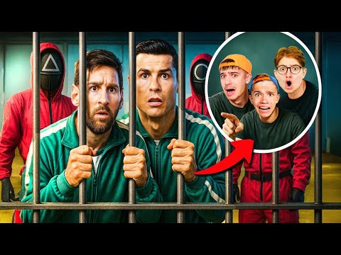 Видео: Мы спасли Ronaldo и Messi из Squid Game!