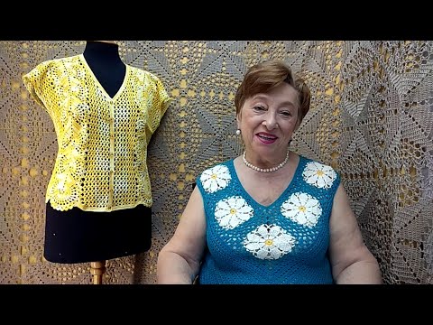 Видео: Кофточка "Сочинение". Мастер-класс по вязанию крючком от О. С. Литвиной.