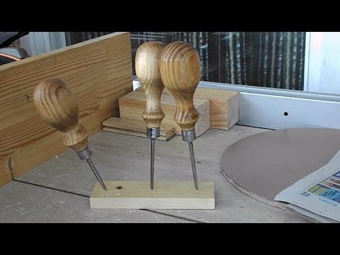 Видео: Самодельное шило-развертка