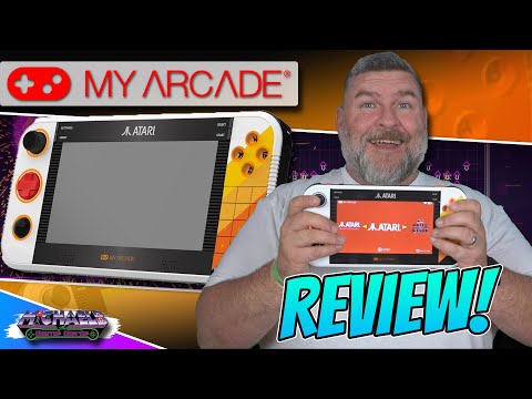 Видео: Обзор Atari Gamestation Go от MyArcade! Почему она нужна каждому фанату Atari