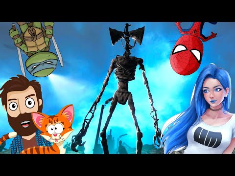 Видео: СТРАШИЛКИ – Логово СИРЕНОГОЛОВОГО! Доми шоу – Спайдер и Ниндзяго (Анимация)