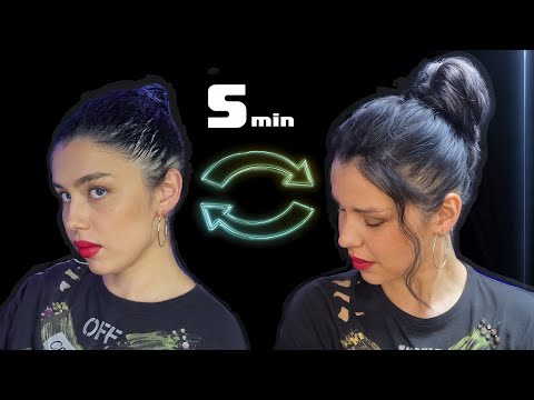 Видео: НЕБРЕЖНЫЙ ВЫСОКИЙ ПУЧОК ВМЕСТО ОБЫЧНОЙ ДУЛЬКИ на ТОНКИХ И РЕДКИХ ВОЛОСАХ \ ПРИЧЕСКИ НА КАЖДЫЙ ДЕНЬ