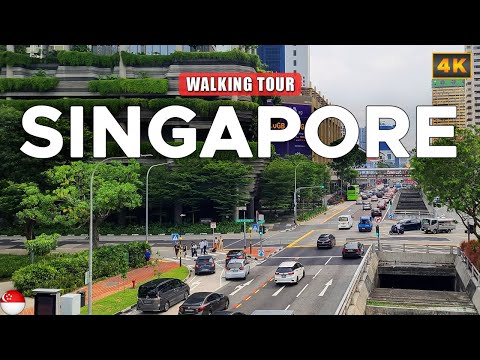 Видео: СИНГАПУР — 1-часовая прогулка по Сингапуру, набережная Кларк, Танджонг-Пагар [Влог о путешествиях]