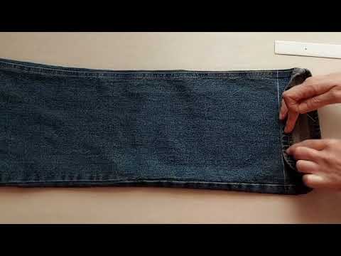 Видео: Як підшити  джинси зі збереженням фабричного  шва. #sewing #diy #fashion  @lenapasichnyk