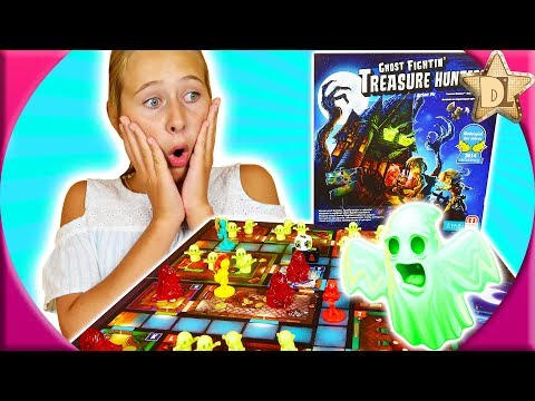 Видео: ПРИЗРАКИ против ОХОТНИКОВ. Настольная игра Охотники за сокровищами против призраков. Mattel Games