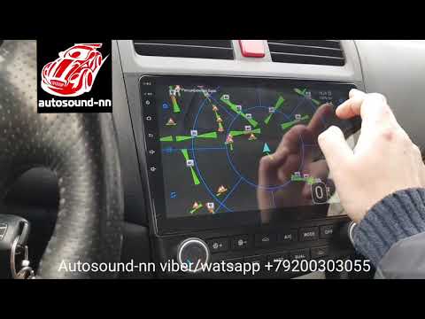 Видео: Штатная Магнитола ZH IPS 2.5D Honda Accord (8 ядер 2/32)android 8.1