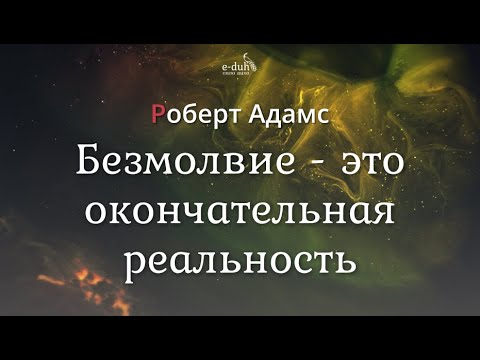 Видео: Роберт Адамс - Безмолвие - это окончательная реальность [Nikosho]