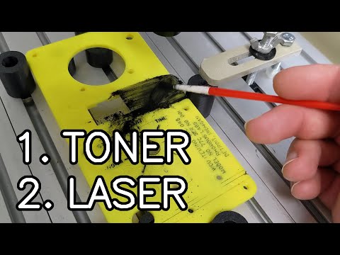 Видео: «Лазерная печать» на чем угодно (пластике) с помощью синего лазера