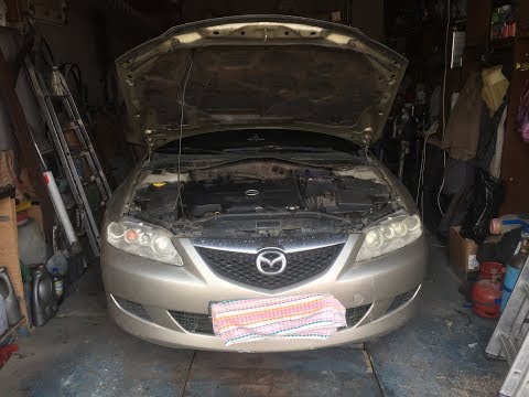 Видео: Mazda 6! 1 8  Замена колец+Как выставить ГРМ