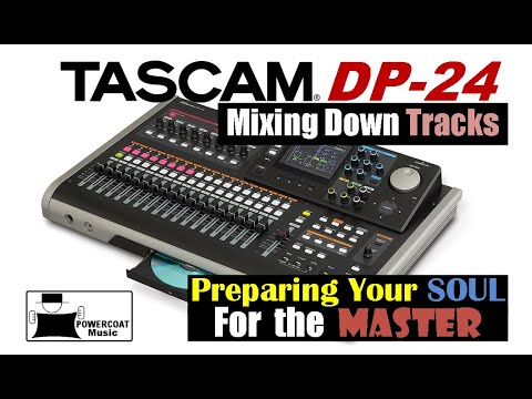 Видео: Цифровая портативная студия Tascam DP24/DP32: сведение дорожек