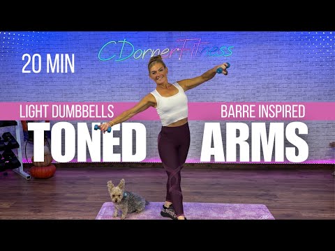 Видео: 20 минут на руки в стиле Barre | Легкие веса для подтянутых плеч и рук — без повторений