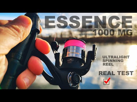 Видео: CADENCE ESSENCE 1000 MG. Испытания катушки для ультралайта в полевых условиях. Рыбалка на мормышинг.