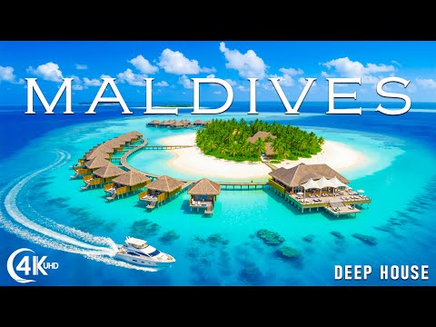 Видео: Мальдивы 4K UHD | Дип-хаус • Океанский рай • Тропическая расслабляющая атмосфера 🌴🎶