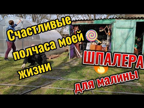 Видео: Тепло февраль весенняя работа в саду, счастье по станичному, шпалера для малины, рекомендация