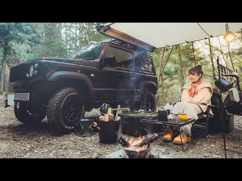 Видео: роскошный кемпинг｜наприроде｜Джимни｜лесное купание｜ASMR