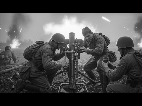 Видео: 82-мм миномёты уничтожили 400 немецких танков с невероятной точностью