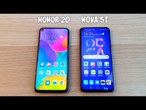 Видео: HONOR 20 VS HUAWEI NOVA 5T - ЕСТЬ ЛИ РАЗНИЦА? ПОЛНОЕ СРАВНЕНИЕ!