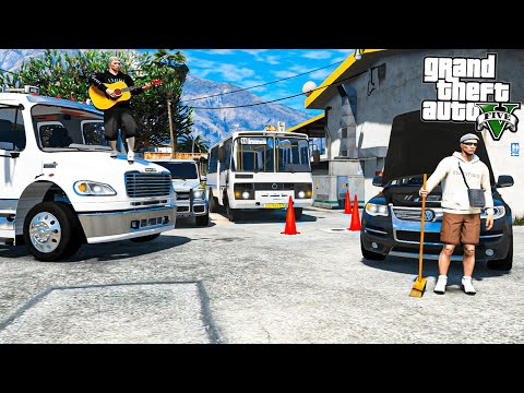 Видео: РЕАЛЬНЫЕ ПАЦАНЫ В GTA 5 - КУПИЛИ ОГРАЖДЕНИЕ ДЛЯ КОНУСОВ!НОВЫЙ ЭВАКУАТОР ДЛЯ РАБОТЫ!ШАШЛЫКИ!FIRE!