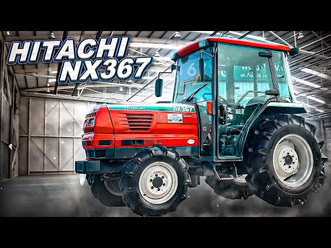 Видео: Япошка з кабіною HITACHI NTX367(KUBOTA GL367). Відеоогляд японських мінітракторів від "ВЕСТ"