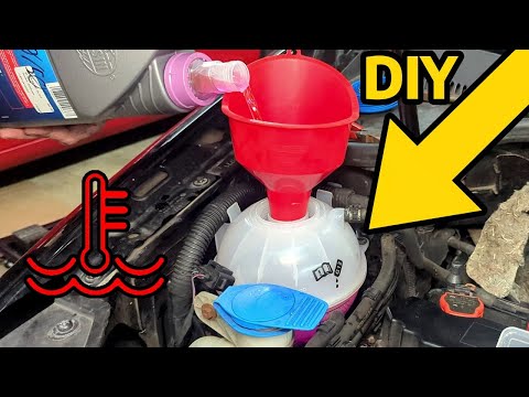 Видео: Как заменить бачок охлаждающей жидкости в автомобилях VW 2.5 (2005-2014) Jetta, Rabbit/Golf и т. д.
