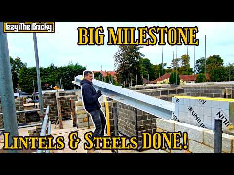 Видео: Наконец-то готовы к установке балок и стеновых панелей! - Stone Newbuild Construction