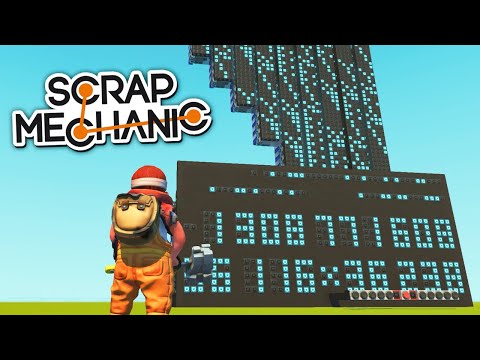 Видео: СУПЕР МОЩНЫЙ КАЛЬКУЛЯТОР в SCRAP MECHANIC