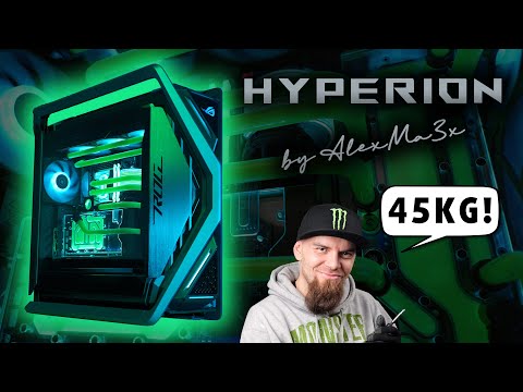 Видео: НАЙ-ТЕЖКИЯТ КОМПЮТЪР, КОЙТО СМЕ ПРАВИЛИ (ROG Hyperion by AlexMa3x) - G:RIGS Customs #12