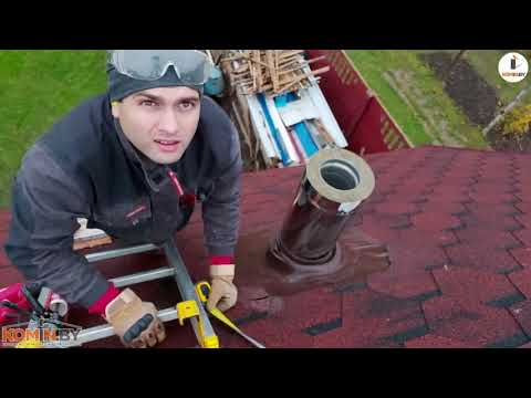 Видео: Дымоход через крышу. Надёжно, быстро, безопасно -  за 5 минут.